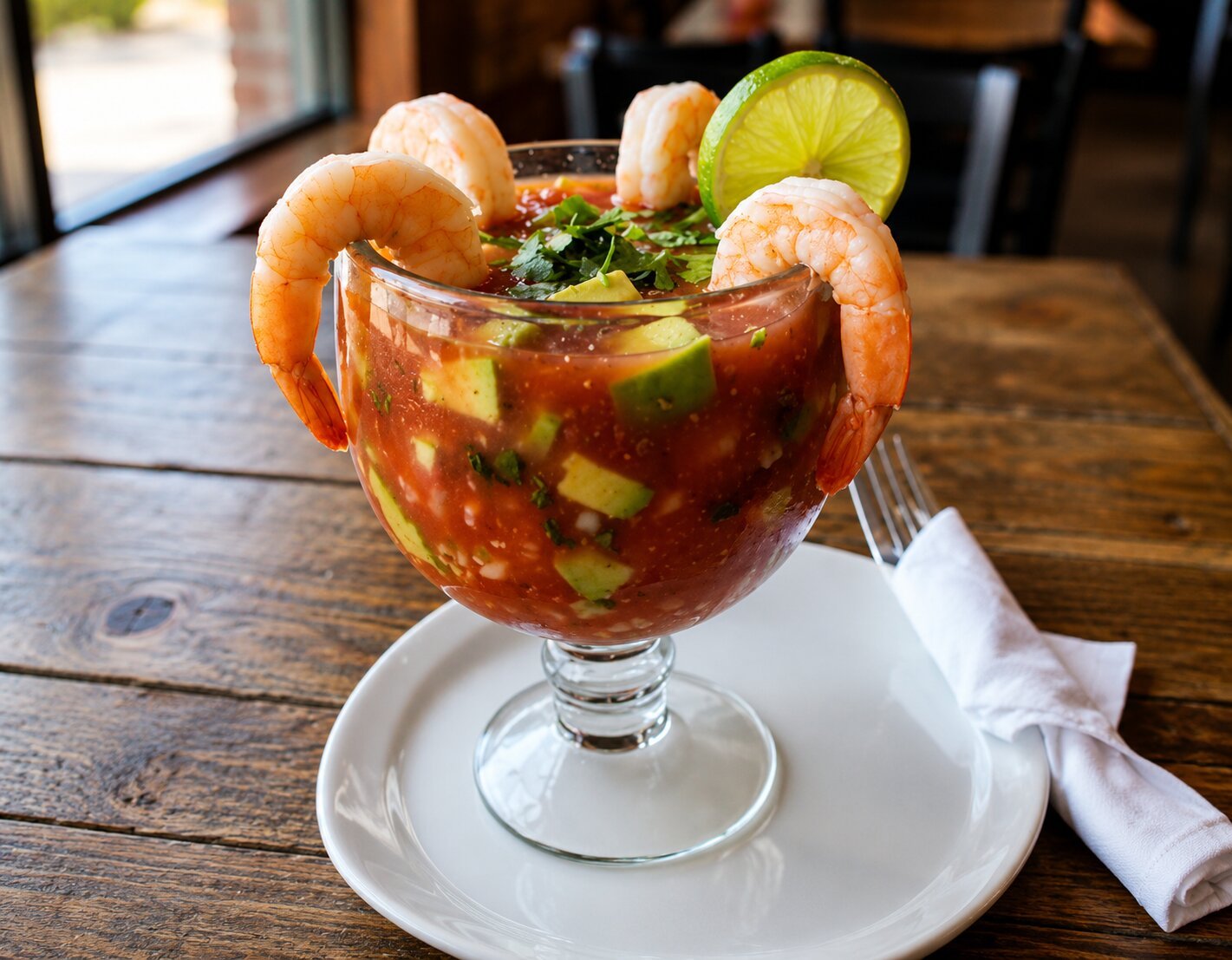 Cóctel de Camarón served at Coco Bongo