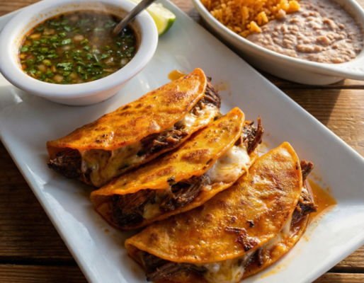 Birria Tacos at Coco Bongo